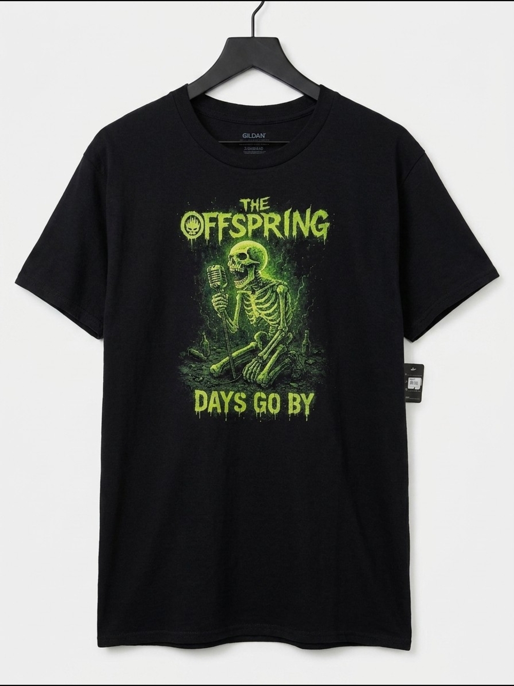 The Offspring "Days Go By" Graphic Tee - Black/Neon Green